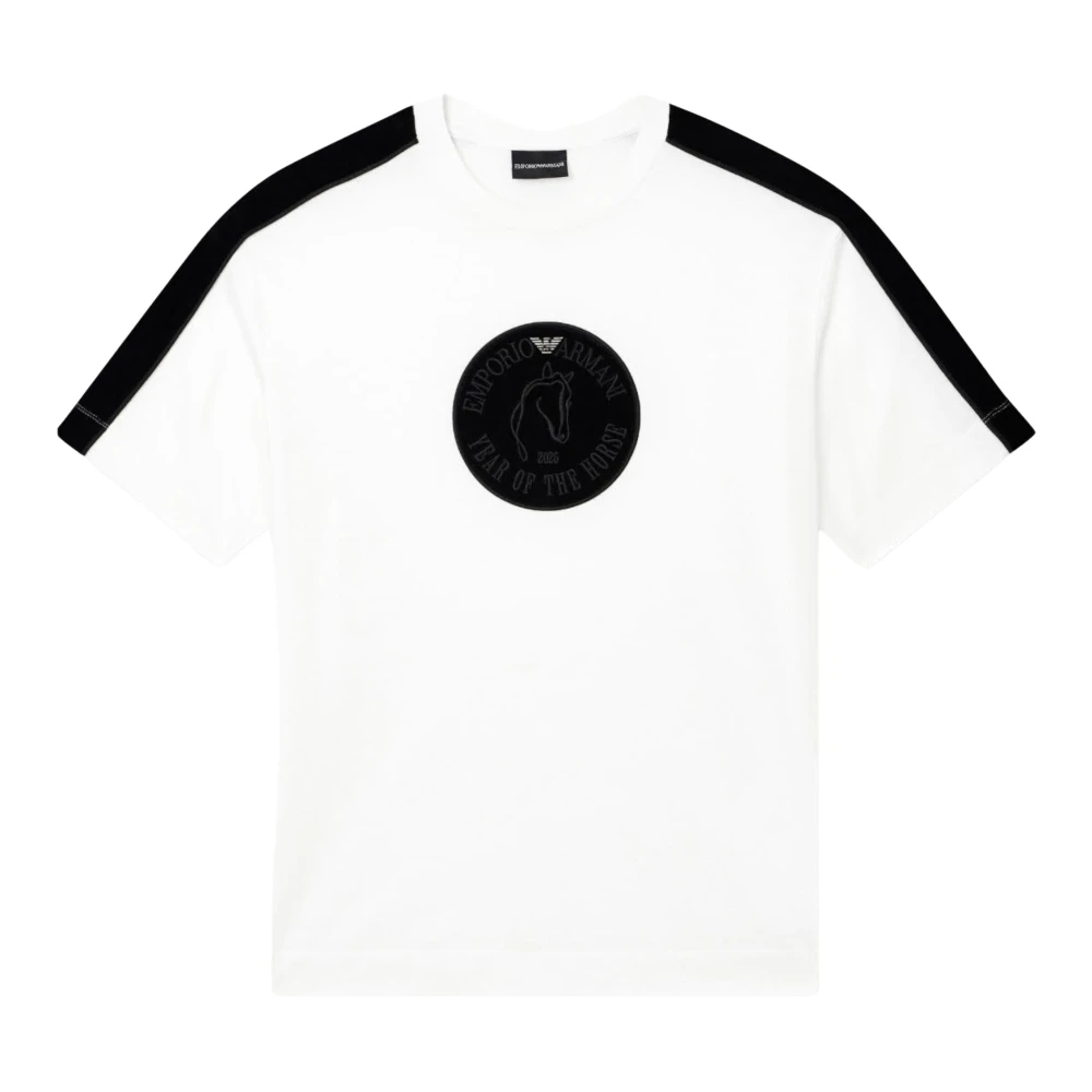Emporio Armani Herren Weiß - Kurzärmelige T-Shirts - Tops - M