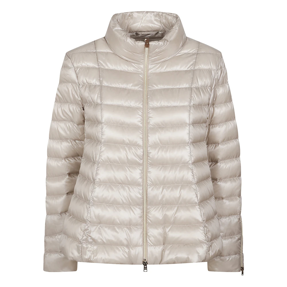 Herno Damen Beige - Kurze Gesteppte Daunenjacke - Jackets - Xl