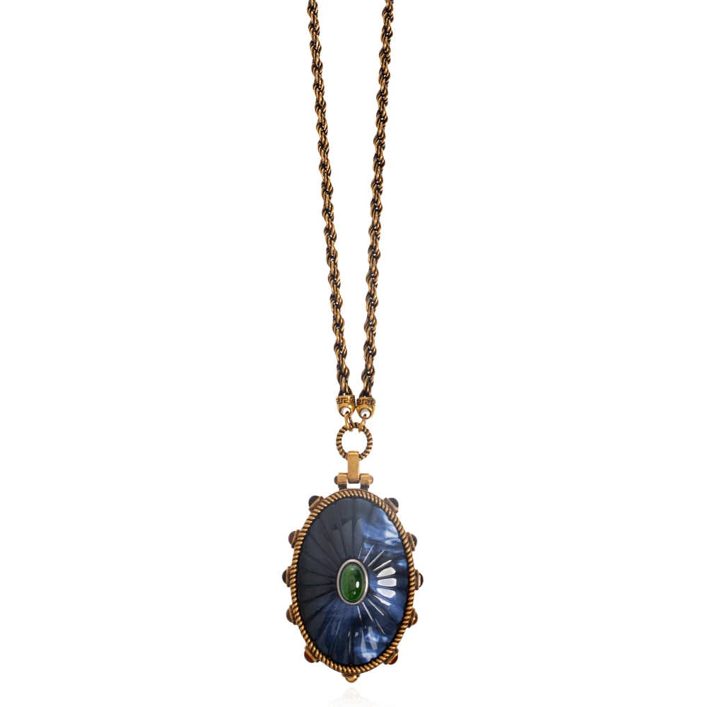 Versace Unisex Gelb - Tivoli Lange Halskette - Accessories - One Size