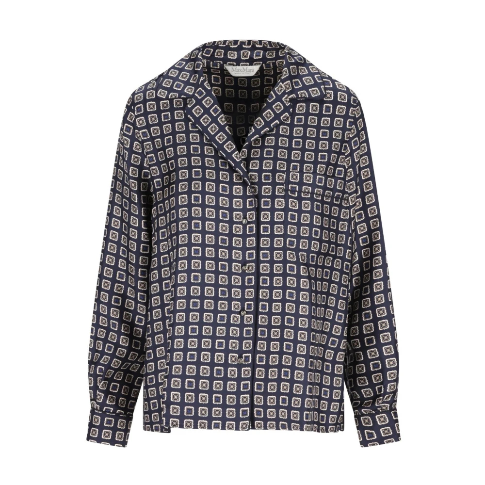 Max Mara , Damen, Blusen & Hemden, Blau, S - Bild 3