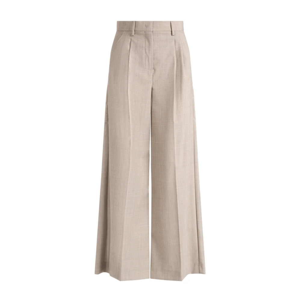 VAN GRAAF Weekend Max Mara Damen Kitt Wollhose Schurwolle Beige, Größe 38 - Bild 5