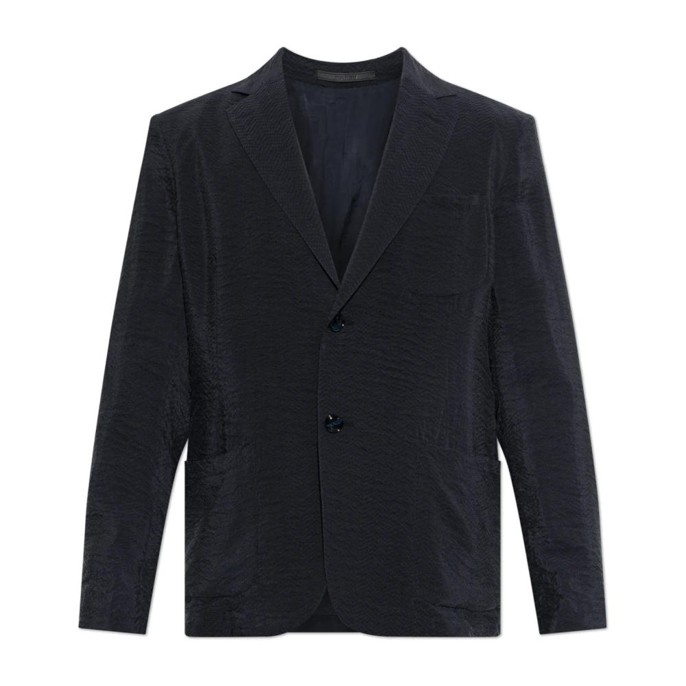 Giorgio Armani Herren Blau - Blazer Mit Taschen - Jackets - M