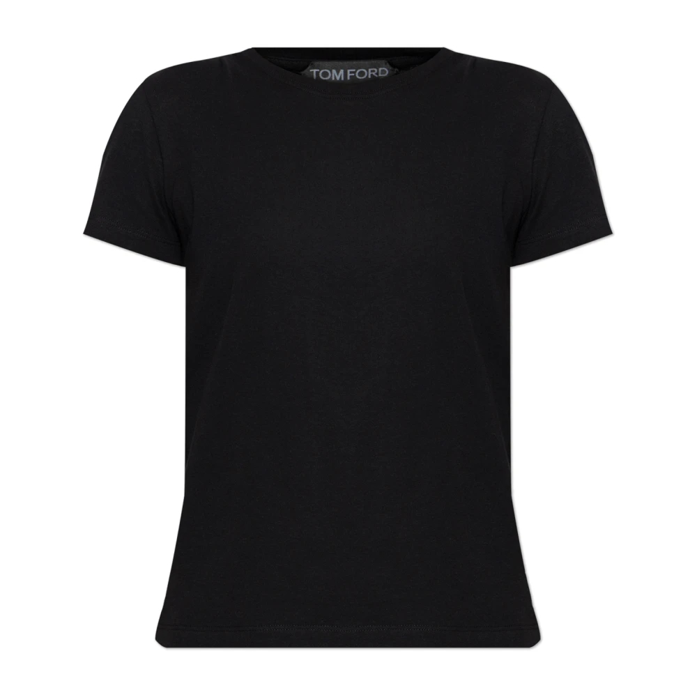 Tom Ford Damen Schwarz - Cotton T-Shirt - Tops - K -2Xs