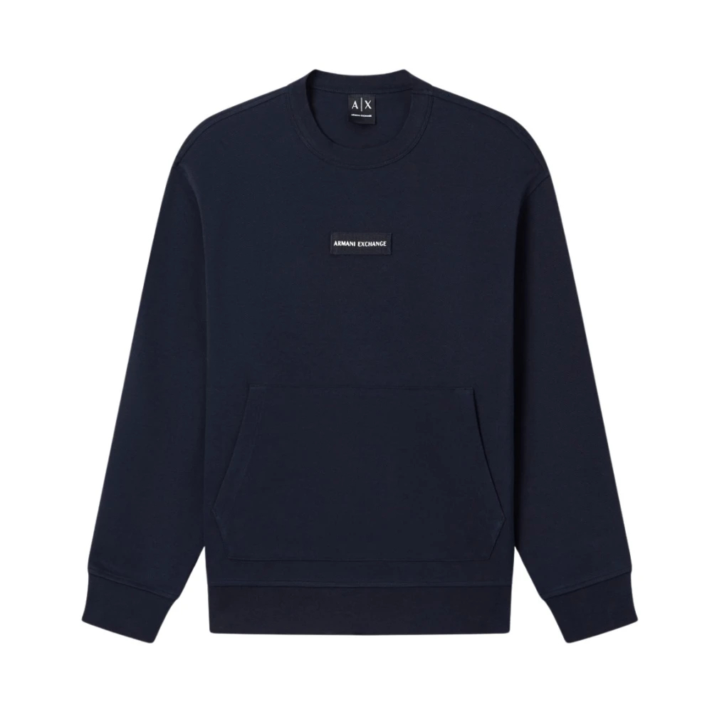 Armani Exchange Herren Blau - Full Zip Sweatshirt - Sweatshirts & Hoodies - Xl