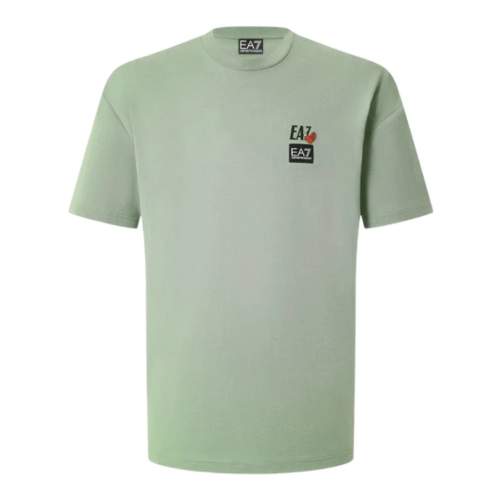 Emporio Armani Ea7 Herren Grün - Kurzarm T-Shirt - Tops - L