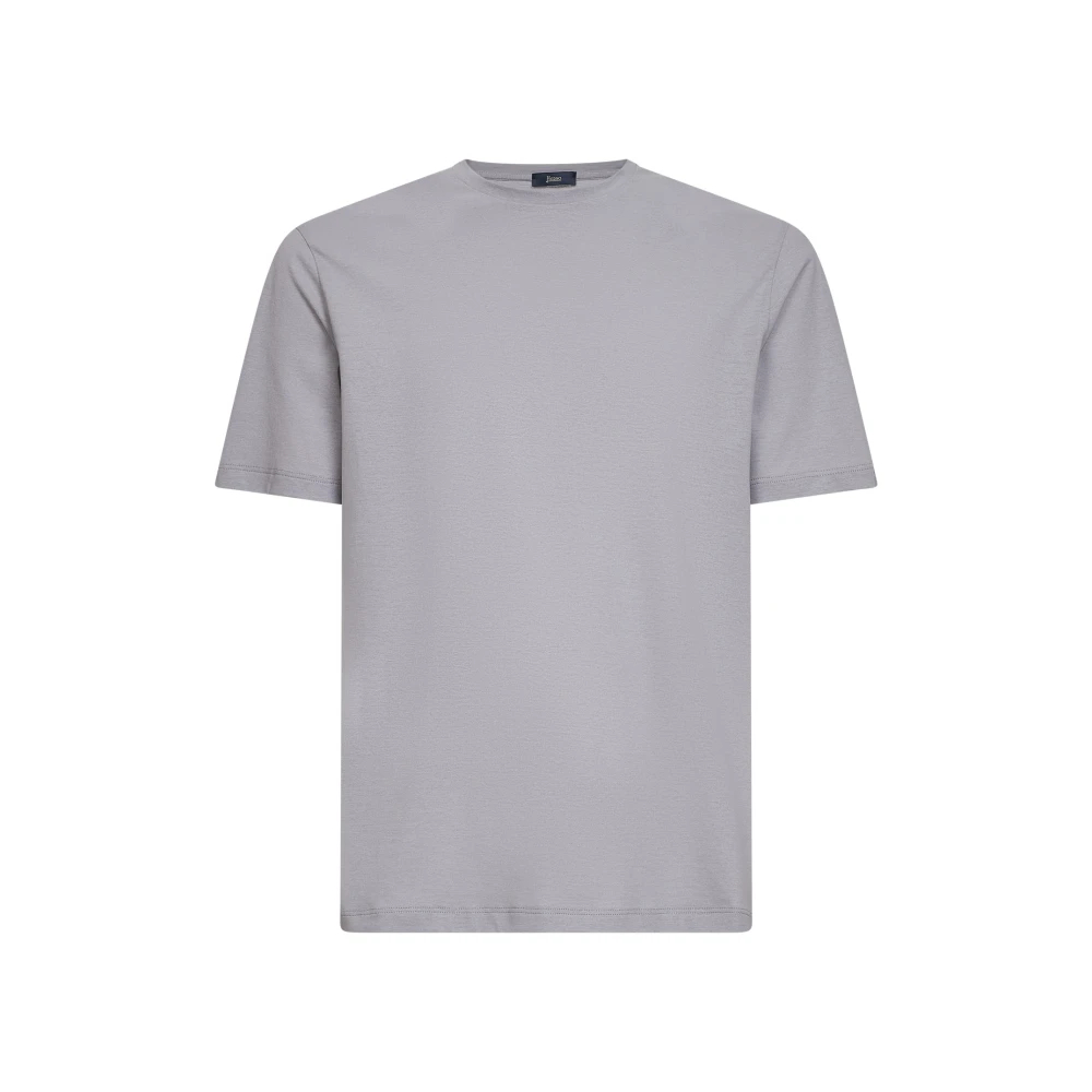 Herno Herren Grau - T-Shirt Mit Rundhalsausschnitt - Tops - 2XL