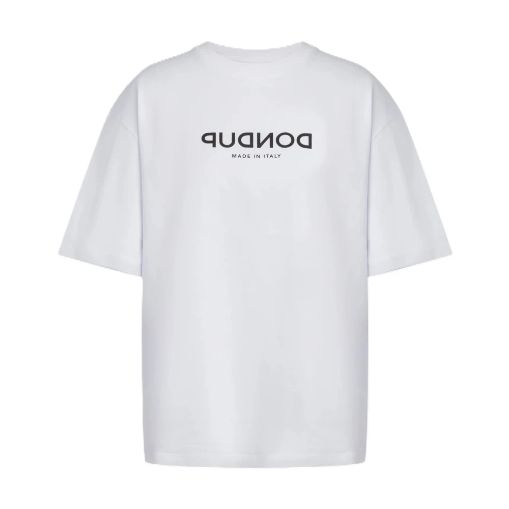 Dondup Damen Weiß - Crew Neck T-Shirt - Tops - M