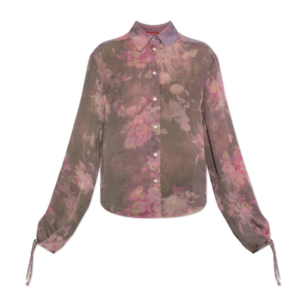Diesel - C-Lever Shirt - Blouses & Shirts - Damen - Braun - 2XS