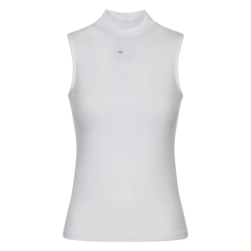 Diesel Damen Weiß - Top Mit Microdiv-Stil - Tops - M