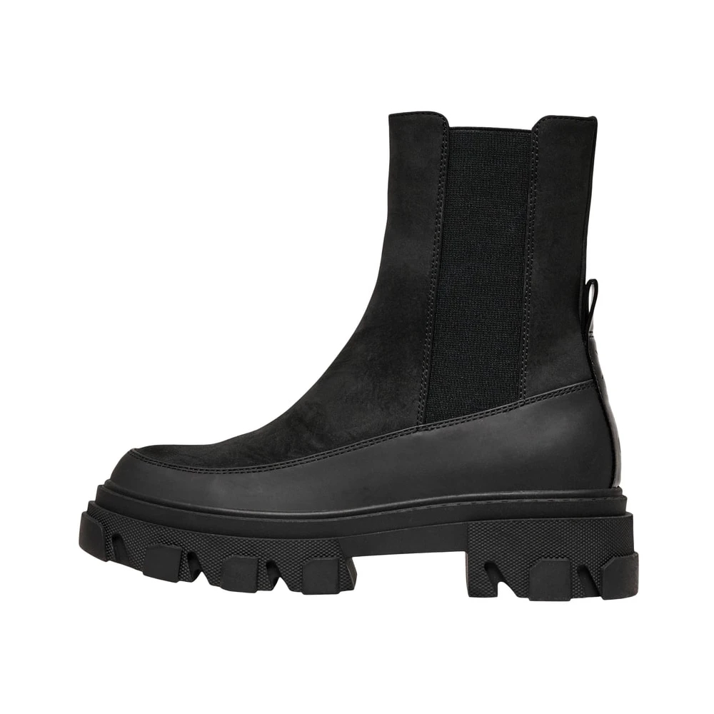 ONLY Damen Onltola-1 Nubuck Pu Chunky Boot - NoosStiefelette - Bild 6