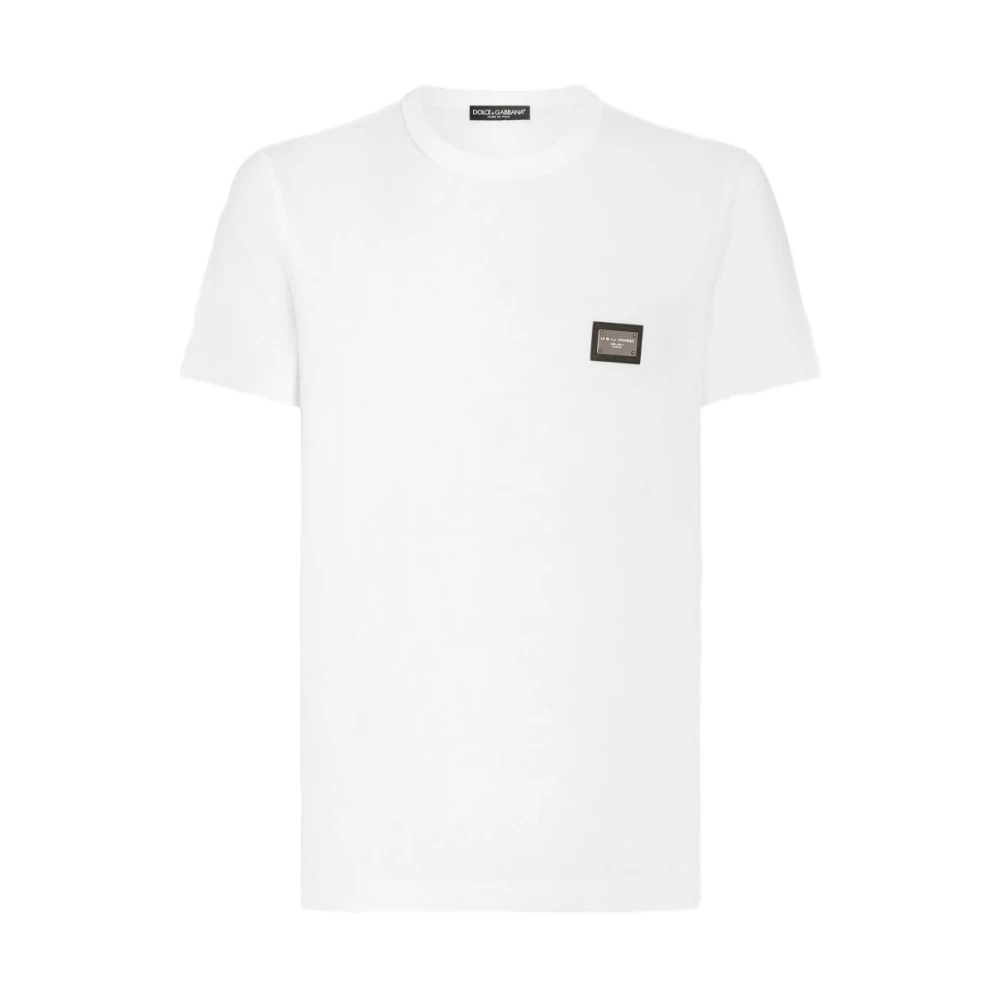 Dolce & Gabbana Herren Weiß - T-Shirt Girocollo - Tops - 3XL