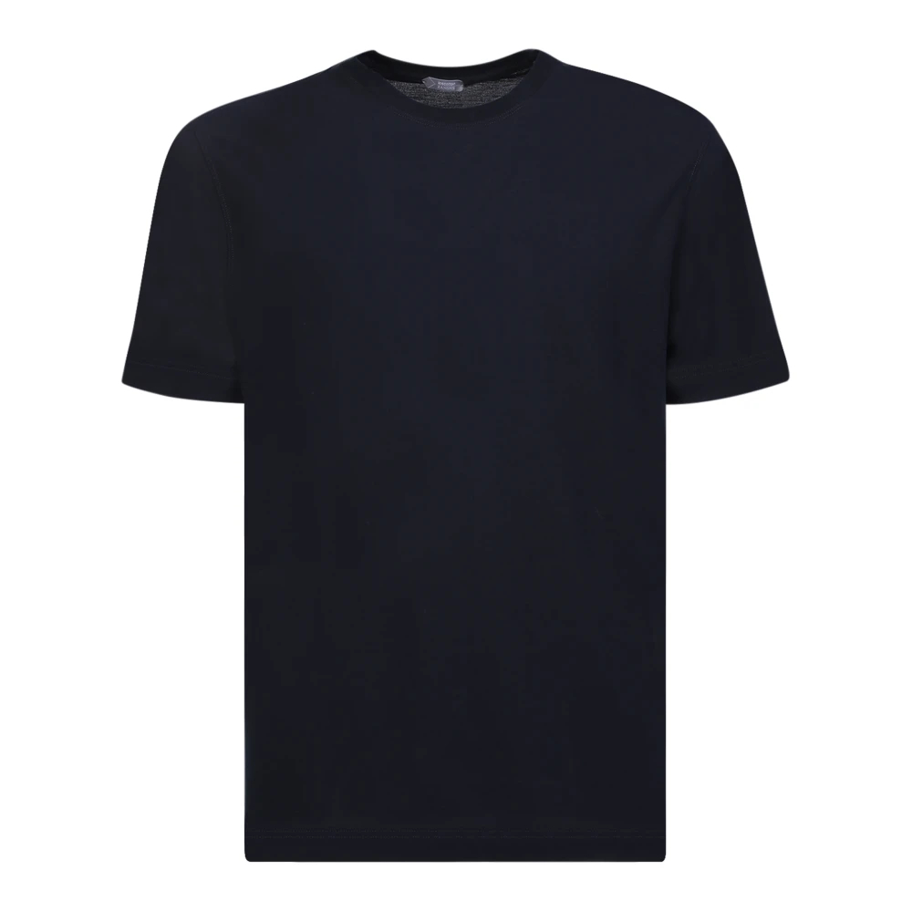 Zanone Herren Blau - T-Shirt Mit Rundhalsausschnitt - Tops - L