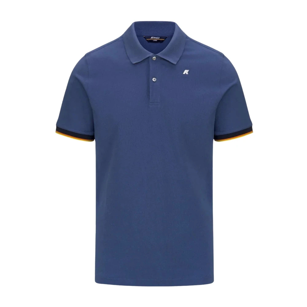 K-Way Herren Blau - Vincent Polo Shirt - Tops - 2XL