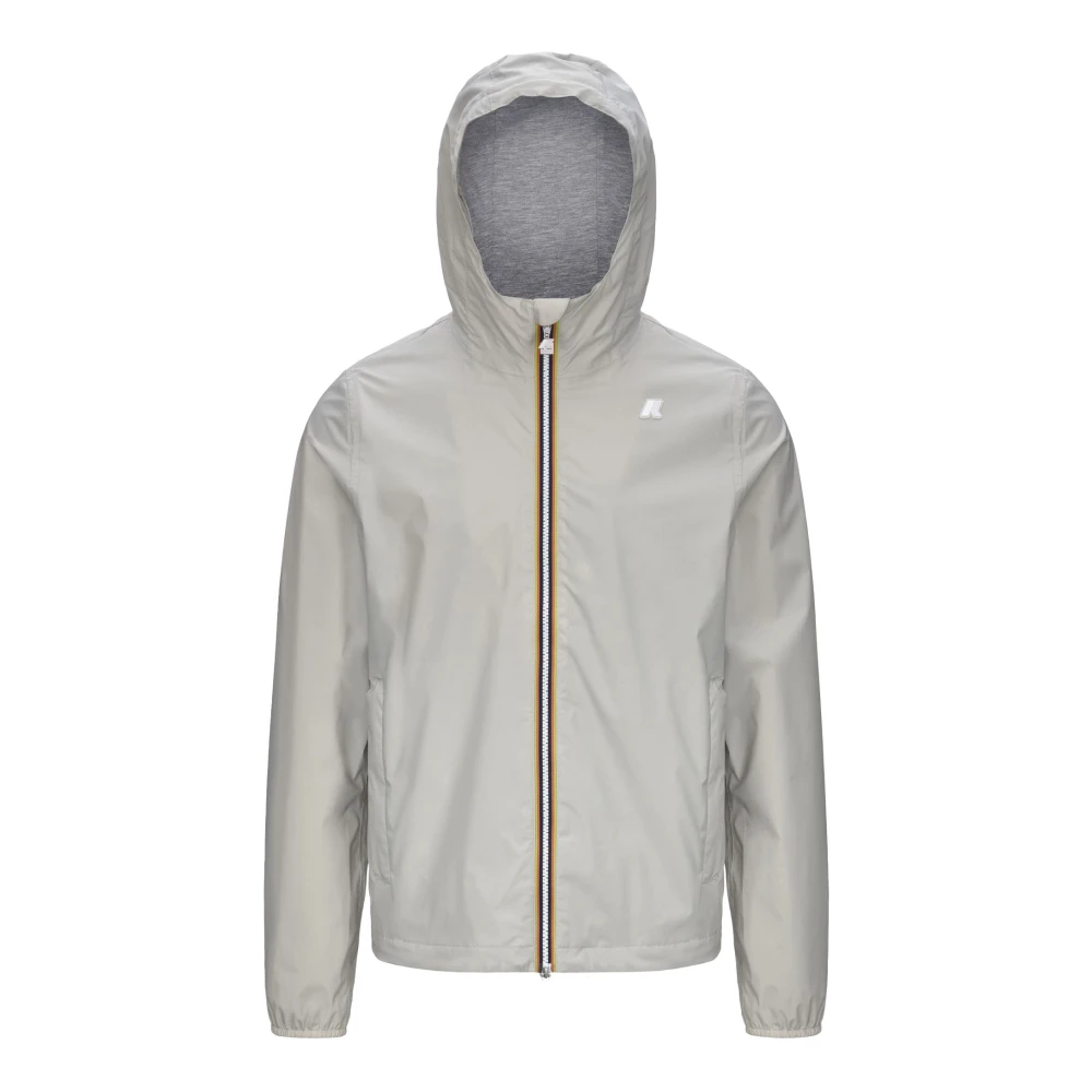 K-Way Herren Beige - Stretch Nylon Jersey Jacke - Jackets - M