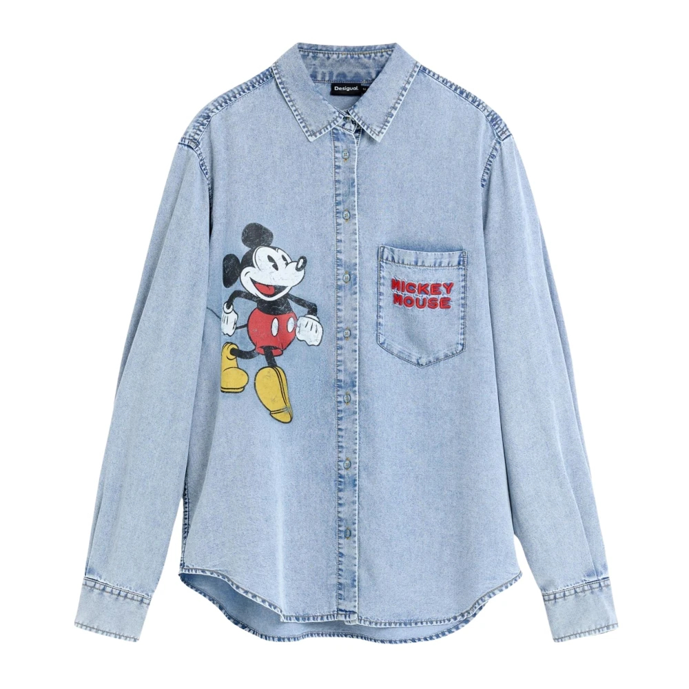 Desigual, Damen, Hemden, Mickey, Blau, (L) - Bild 6