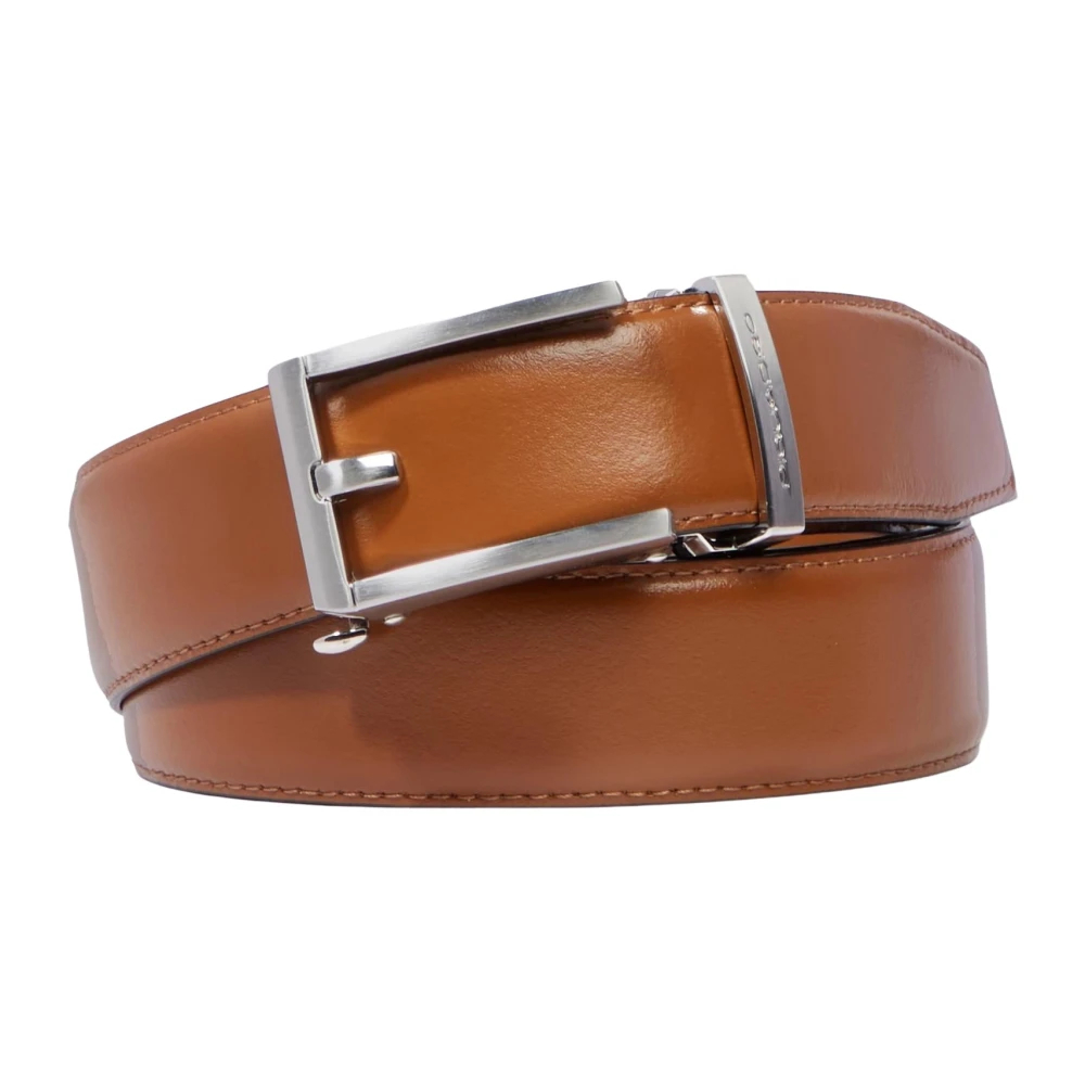 Piquadro Herren Braun - Ledergürtel Ohne Löcher - Accessories - One Size