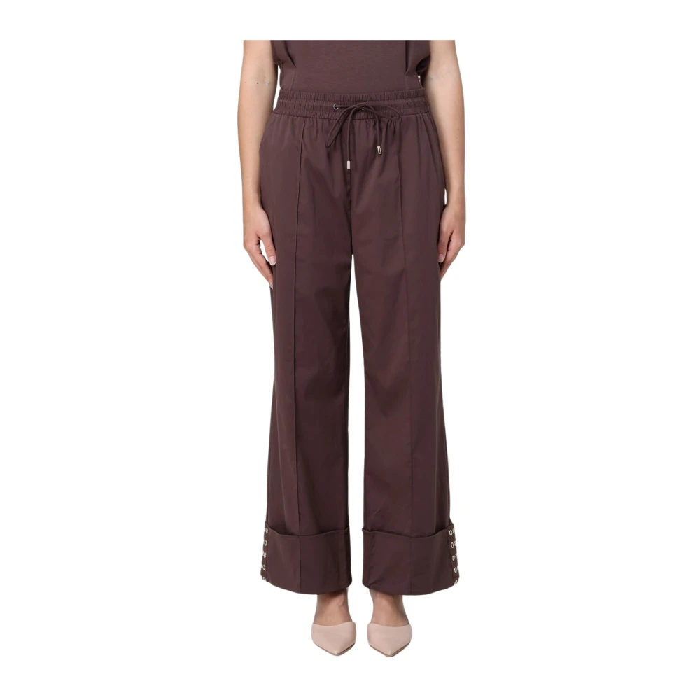 Liu Jo Damen Braun - Pantalone In Felpa - Trousers - S