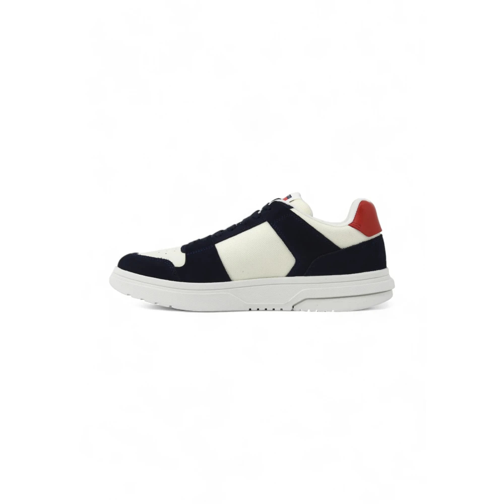 Tommy Hilfiger, Herren, Sneakers, Court Sneaker Casual Design - Blue, Rot, Weiss, Blau, (40) - Bild 4
