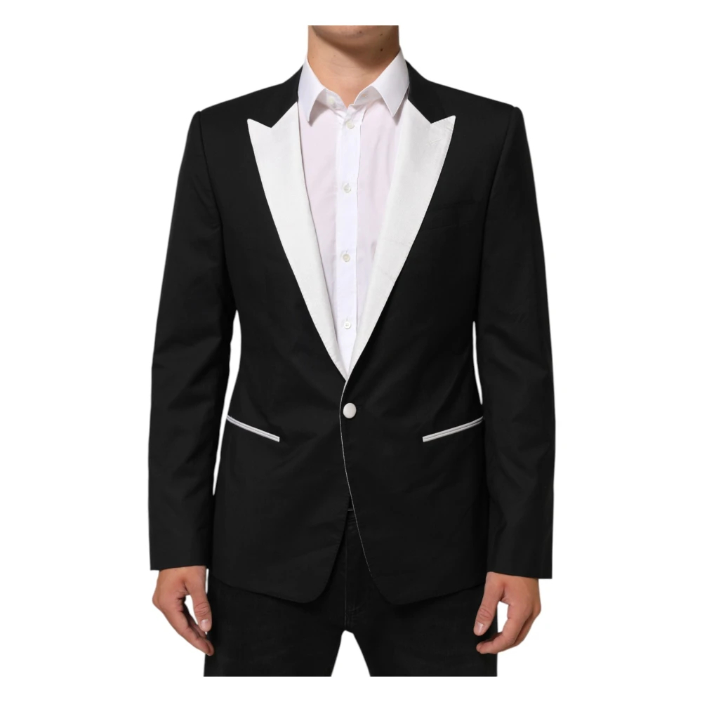 Dolce & Gabbana Herren Schwarz - Martini 1 Button Suit Blazer - Suits - K - L
