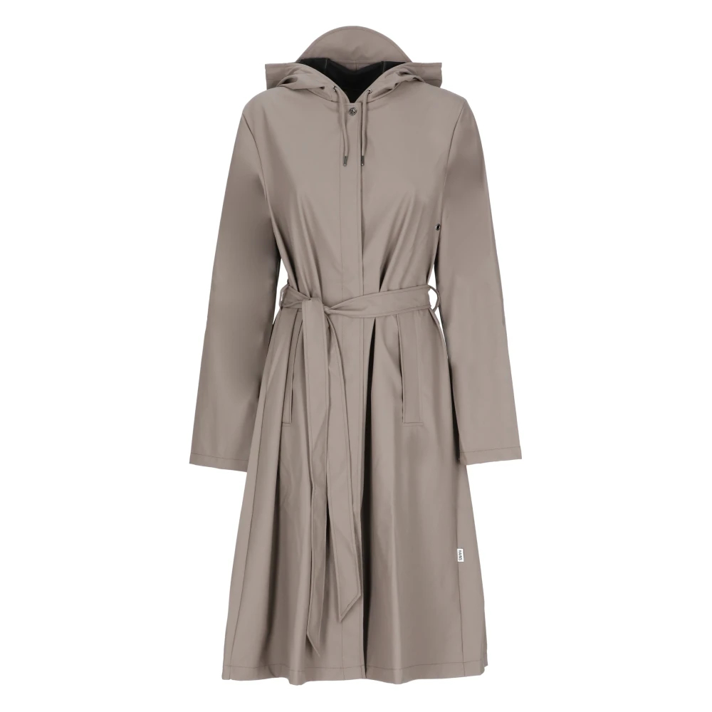 Rains Damen Cinder A-Line Longer W Jacket | Rainwear | | L - Bild 3