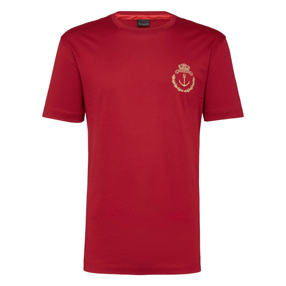 Billionaire Herren Rot - T-Shirt Rundhals - Tops - S