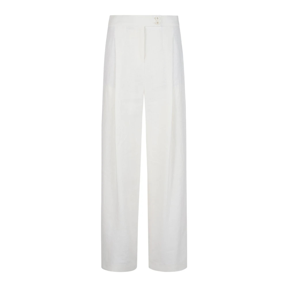 Eleventy Damen Weiß - Pantalone Con Bottoni - Trousers - Xl
