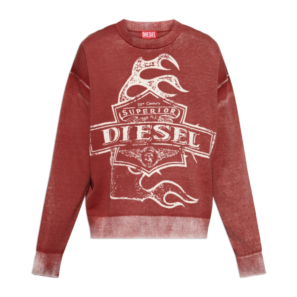 Diesel Herren Rot - Sweater K-Belez - Knitwear - 2XL
