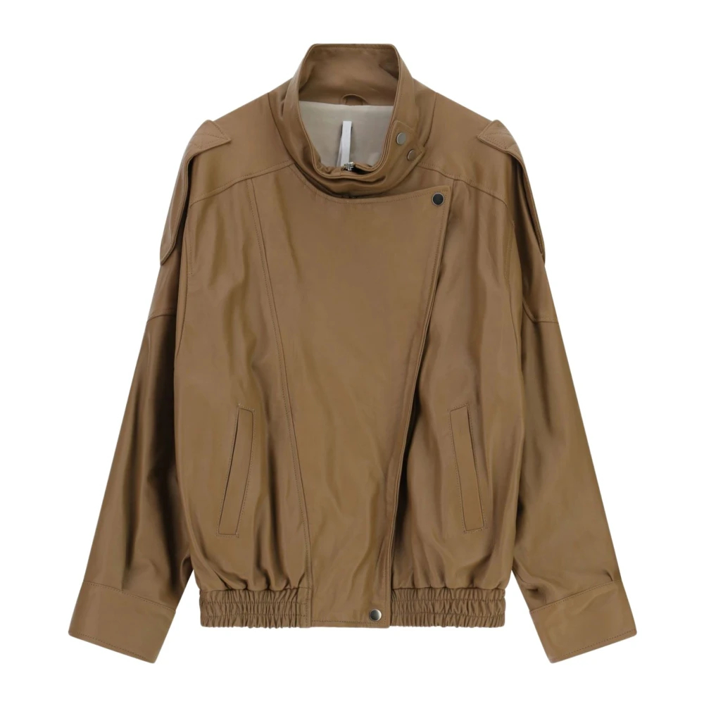 Imperial Damen Braun - Bomber In Pelle - Jackets - Xs