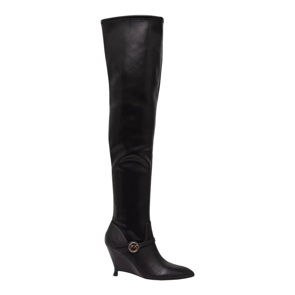 Pinko Damen Schwarz Stiefel Gwen 07 Sd0647e028 - Bild 2
