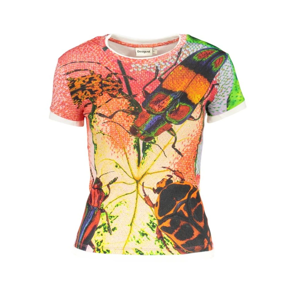 Desigual Damen Multicolor - Bugs Lacroix T-Shirt - Tops - Mehrfarbig -S