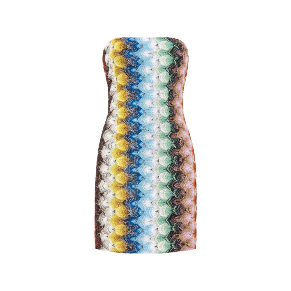Missoni Damen Multicolor - Strapless Tube Dress - Dresses - Mehrfarbig -Xs