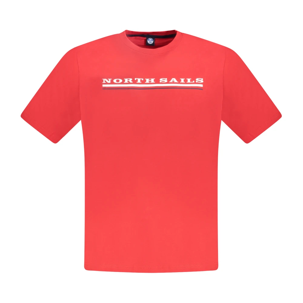 North Sails Herren Rot - Kurzärmeliges T-Shirt - Tops - L