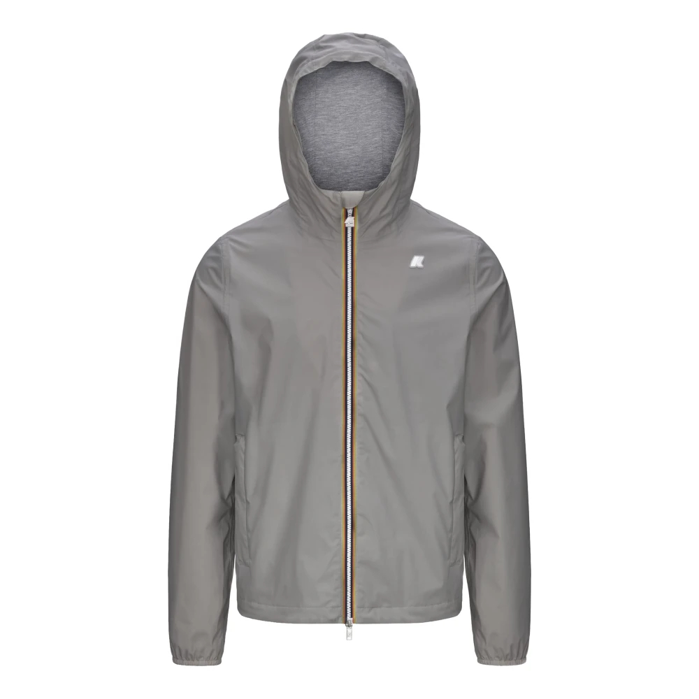 K-Way Herren Grau - Jack Stretch Nylon Jersey - Jackets - 2XL