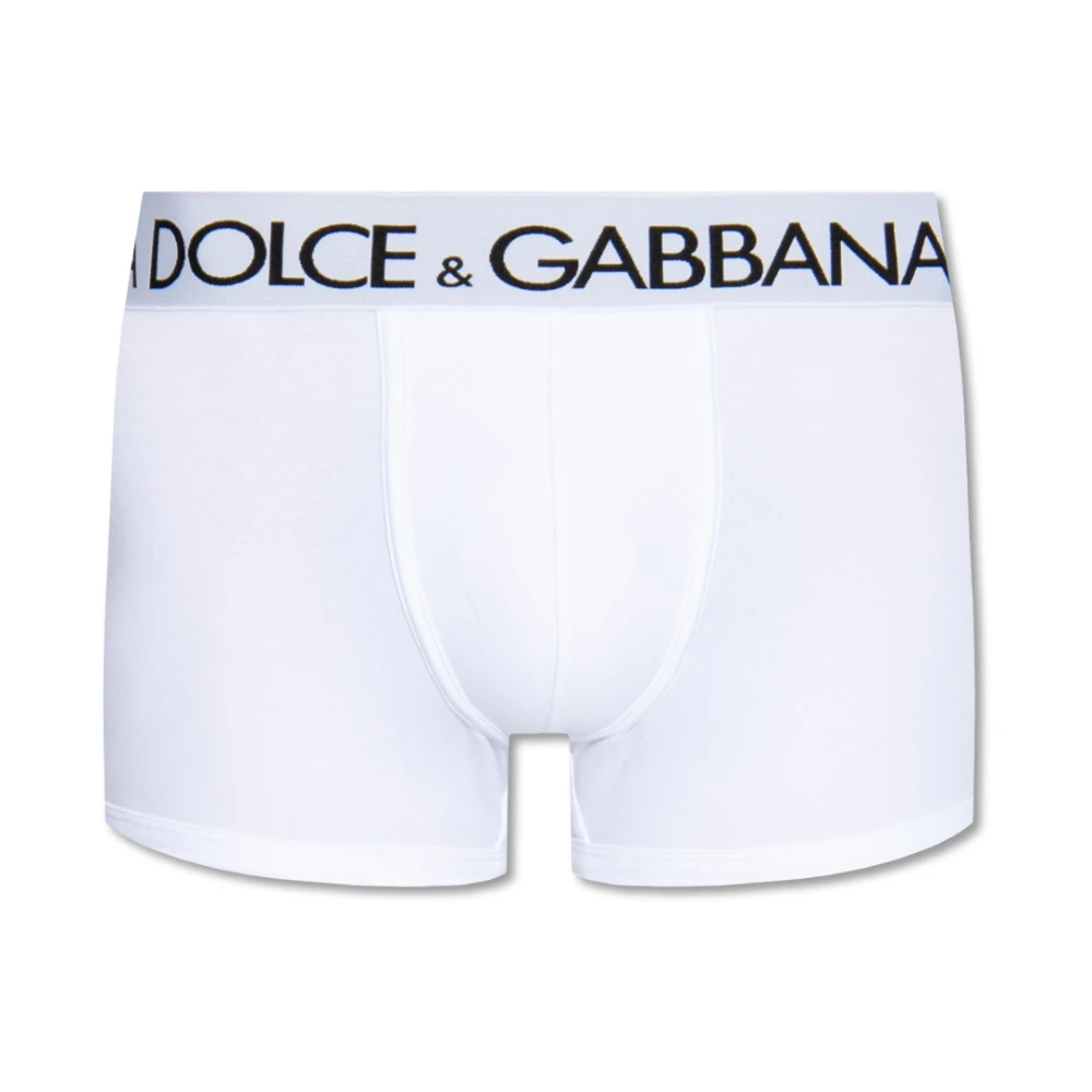 Dolce & Gabbana Herren Weiß - Boxershorts Mit Logo - Underwear - 2XL