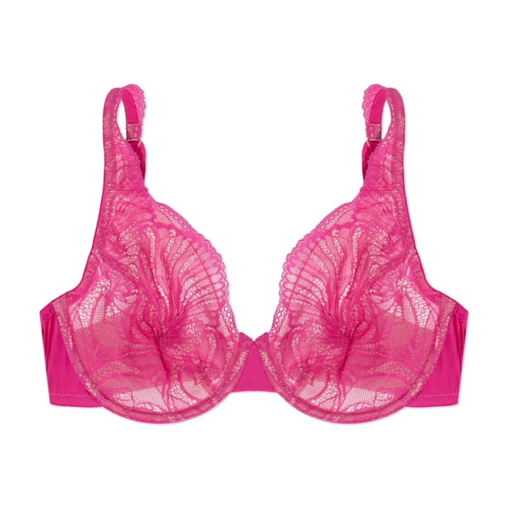Hanro Damen Rosa - Lilith Spitzen-Bh - Underwear - 75D Eu