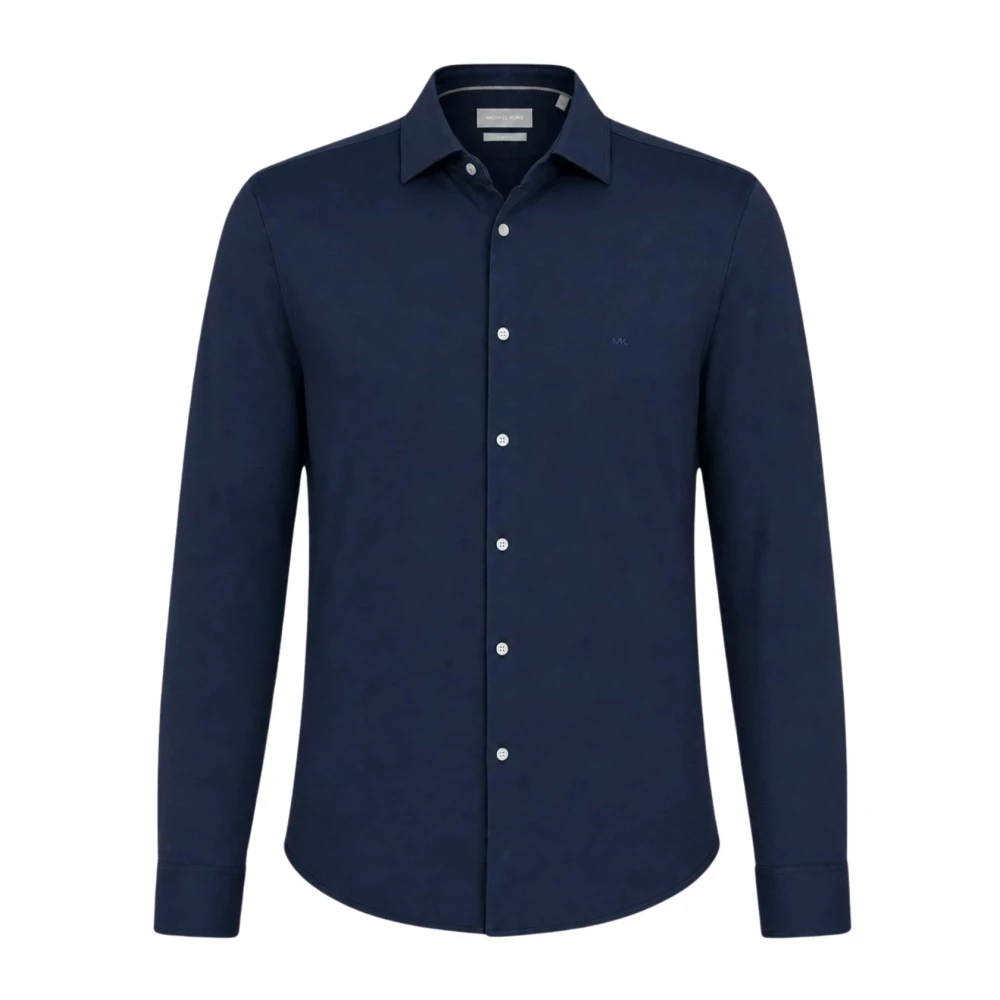 Michael Kors Blau Slim Fit Performance Shirt - Bild 3