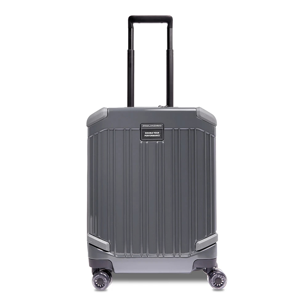 Piquadro Unisex Grau - 4 Wheel Cabin Suitcase - Suitcases - One Size