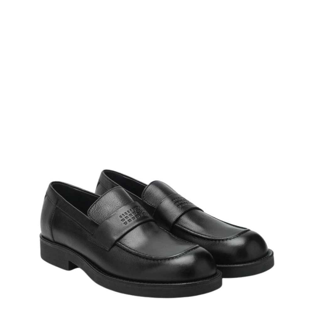 Mm6 Maison Margiela - Bos Taurus Slip-On Loafers - Shoes - Herren - Schwarzk - 40 Eu - Bild 13