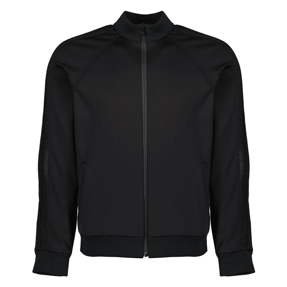 Fendi Herren Schwarz - Sweatshirt Mit Reißverschluss - Jackets - K - M