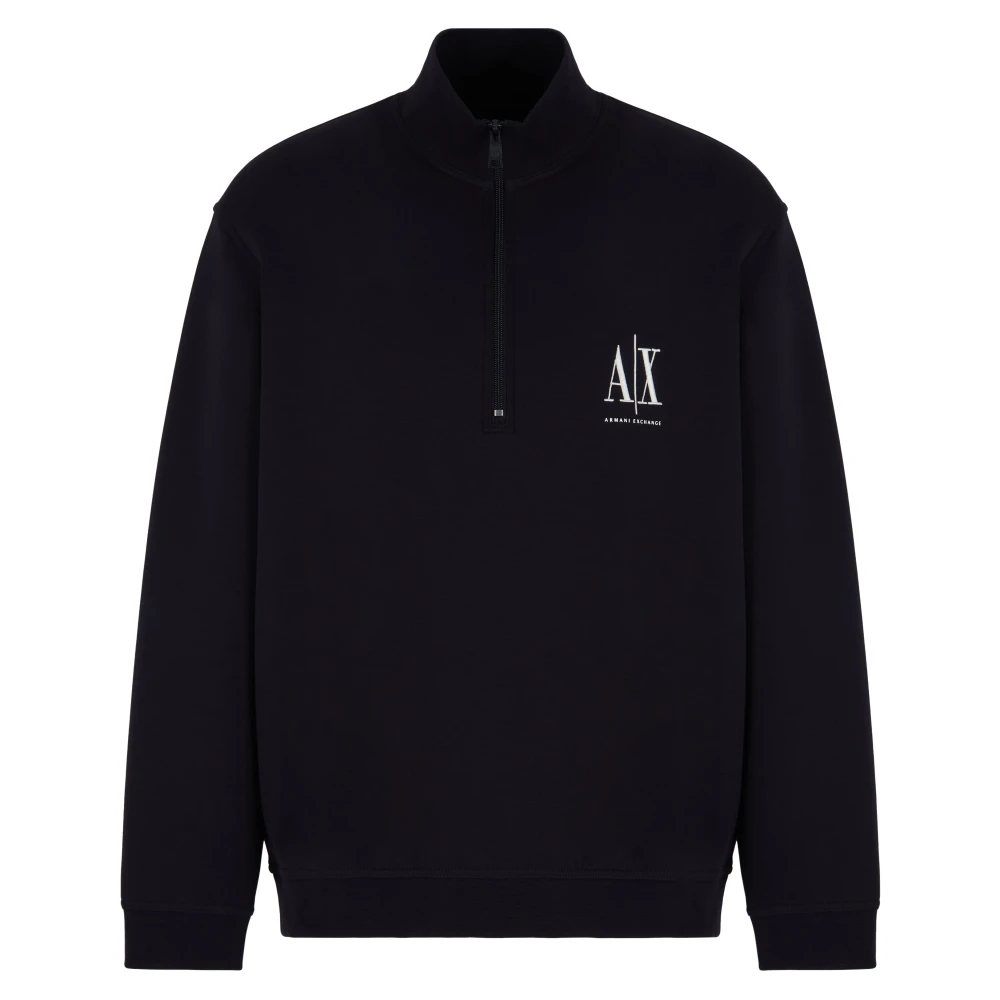 Armani Exchange Herren Blau - Sweat-Troyer Pullover - Sweatshirts & Hoodies - 2XL