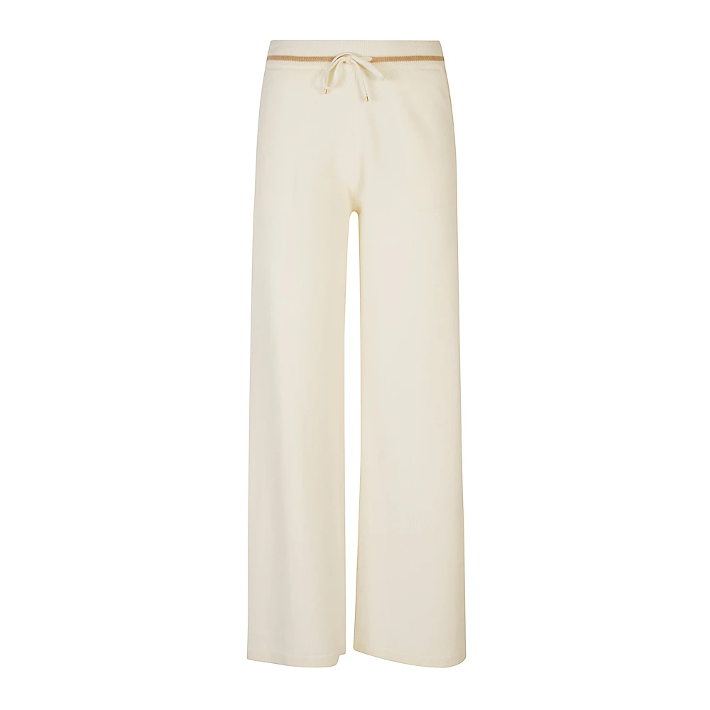 Eleventy Damen Beige - Pantalone Maglia Tipping - Trousers - Xl
