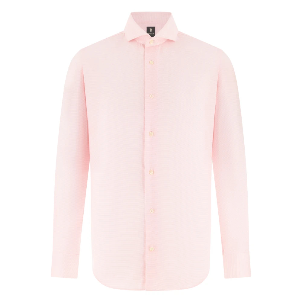 Boggi Milano Herren Rosa - Ultimate Non-Iron Hemd - Shirts - Xl
