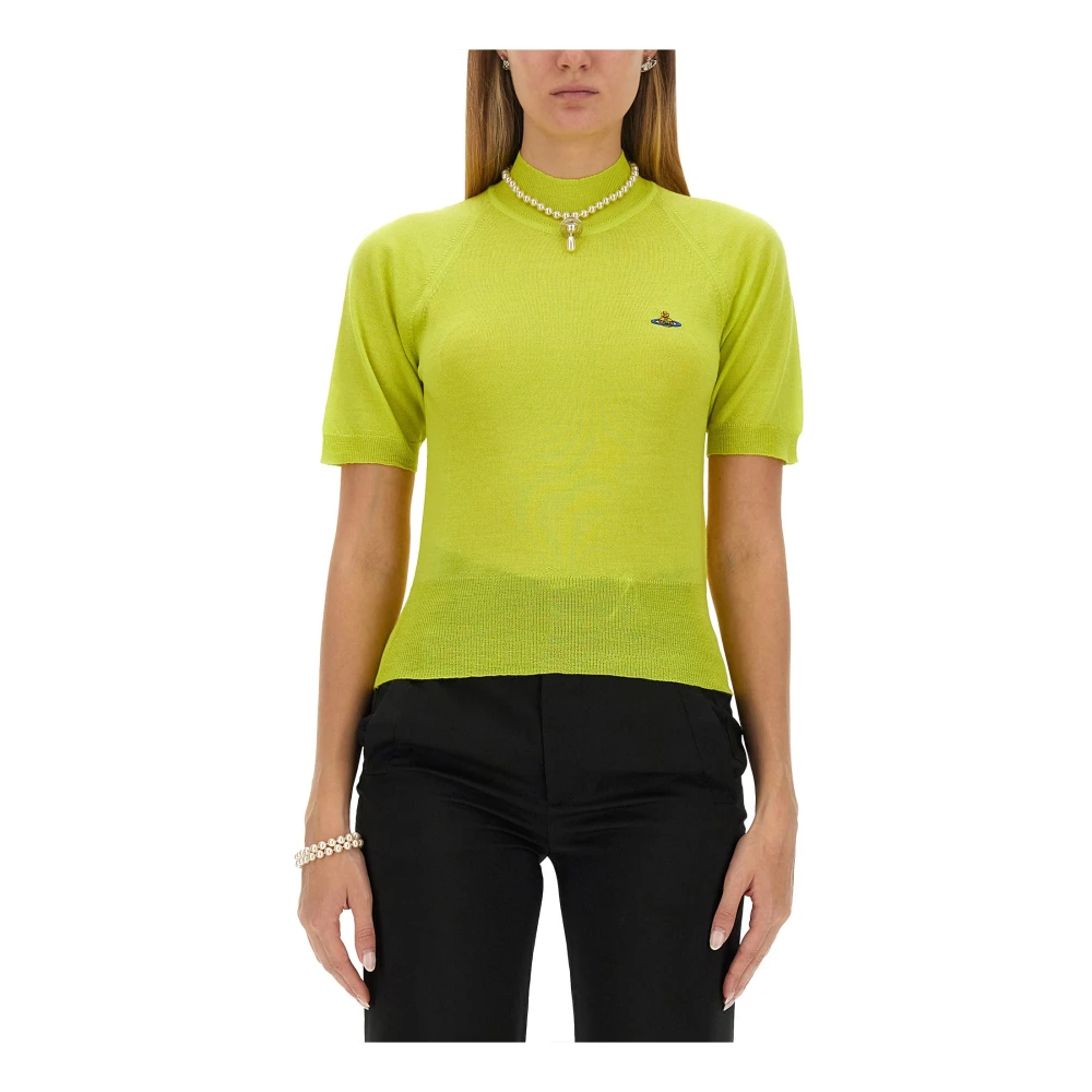 Vivienne Westwood Damen Gelb - Bea Rollkragen-Top - Knitwear - S