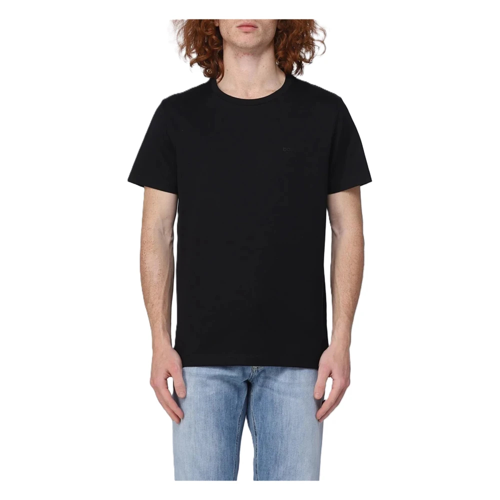 Dondup Herren Schwarz - T-Shirt Mit Rundhalsausschnitt - Tops - K - Xl