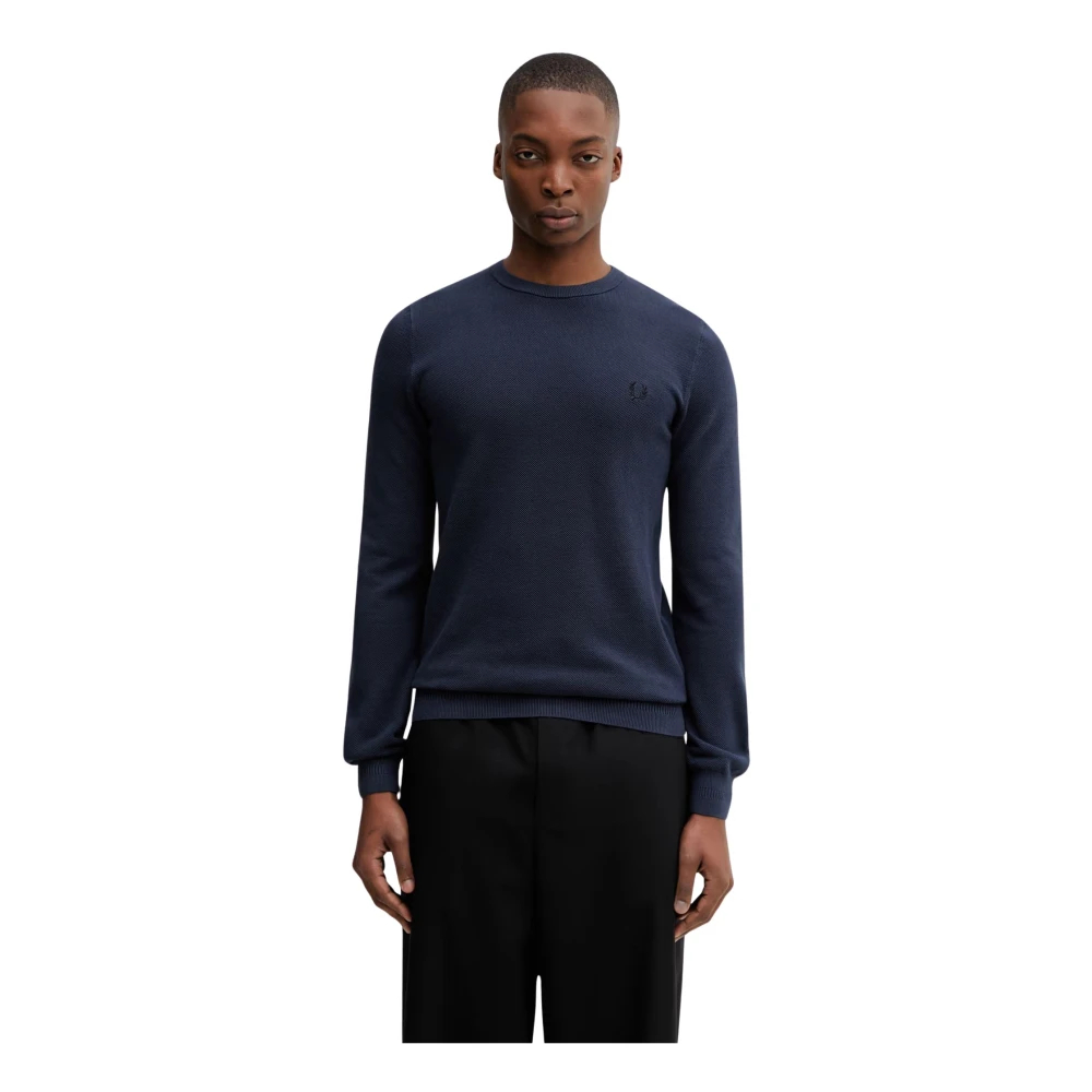 Fred Perry Bleu Pullover Aus Piqué-Strick - Bild 6