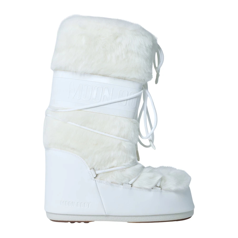 Moon Boot - Icon Faux-Fur Boots - Shoes - Damen - Weiß - 39 Eu - Bild 16
