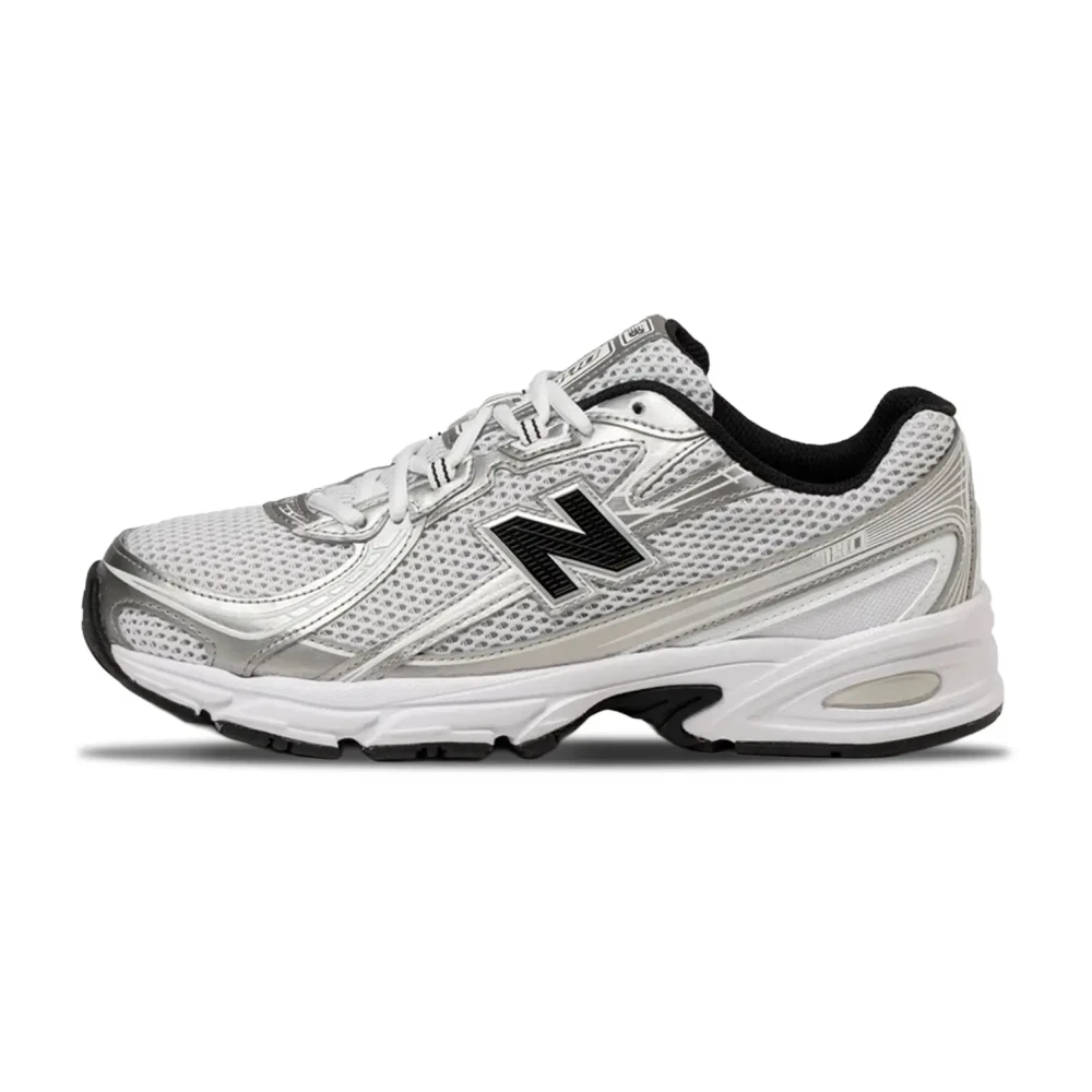 New Balance Unisex Weiß U740v2 Sneaker 740 (44.5), Flach, Schnürung, Lässig, Mesh - Bild 9