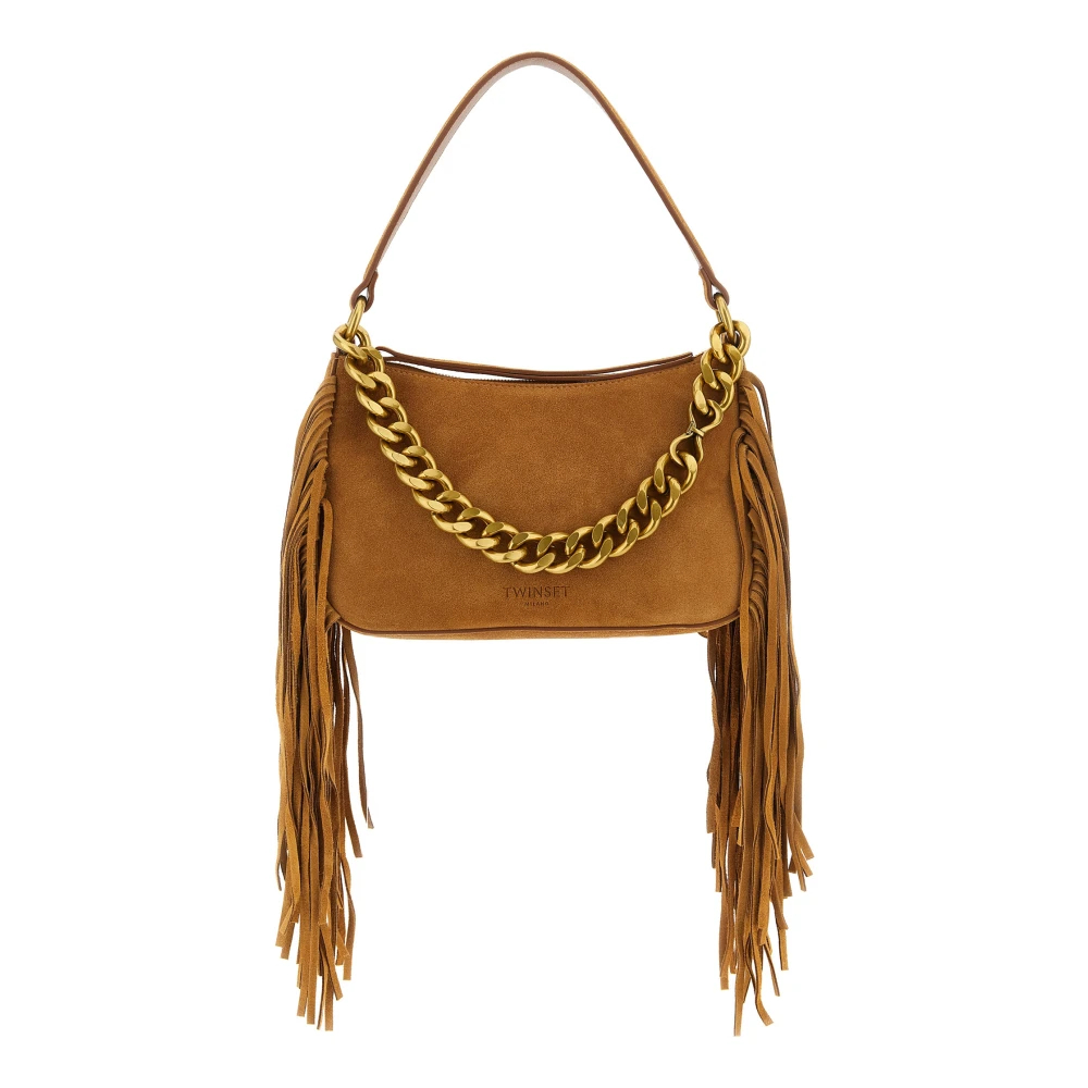 Twin Set Liliane Suede Bag Medium - Bild 5
