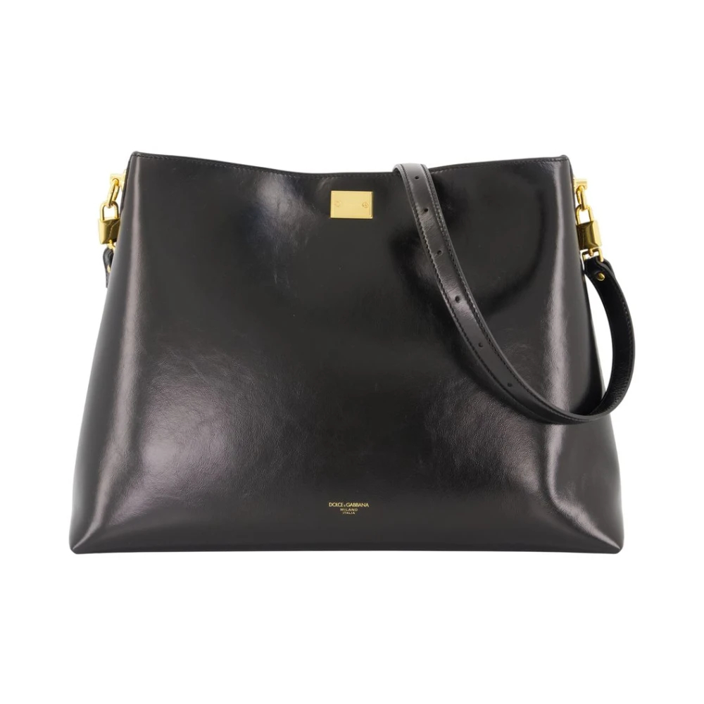 Dolce & Gabbana - Vittoria Große Schultertasche - Bags - Damen - Schwarzk - One Size - Bild 4