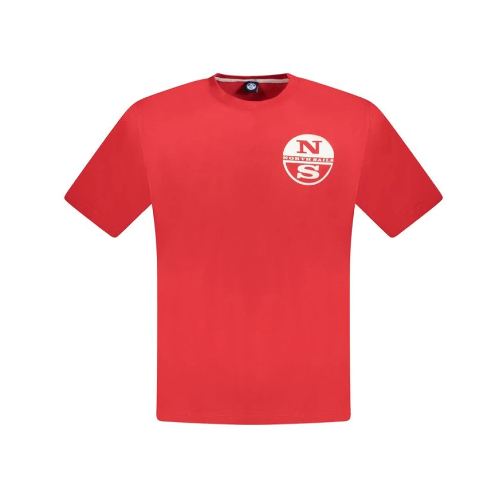 North Sails Herren Rot - Kurzärmeliges T-Shirt - Tops - L